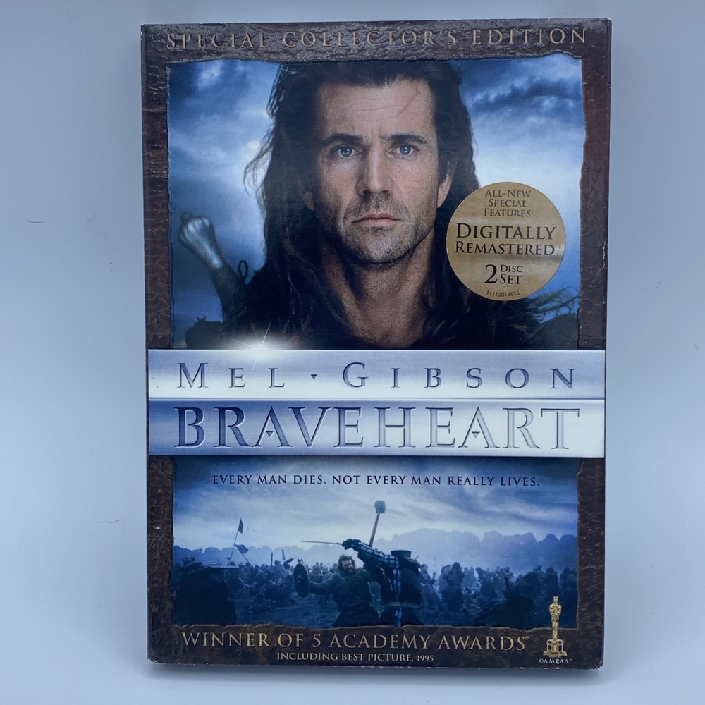 Braveheart (DVD, 2007, Special Collectors Edition) - Digitally Remastered 2 Disc